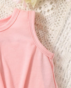 Twist hem tank top