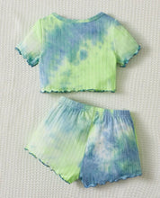 Load image into Gallery viewer, Lettuce trim tye dye outfit