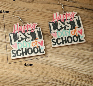 Last Day teacher earrings