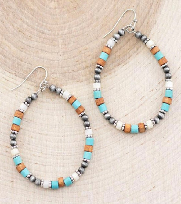 Western bead hoops