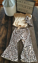 Load image into Gallery viewer, 3 Piece headband,shirt, pants leopard