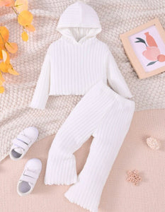 Ribbed Hooded Sweatsuit