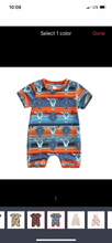 Load image into Gallery viewer, Boys Western Romper