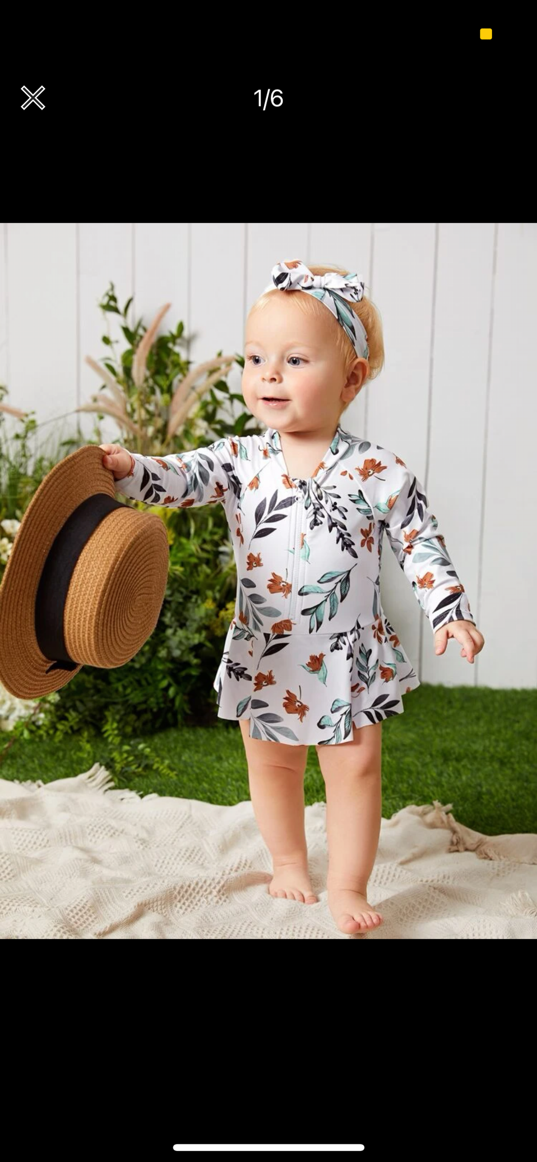 Floral long sleeve skirt one piece swimsuit