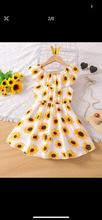 Load image into Gallery viewer, Sunflower Ruffled Romper