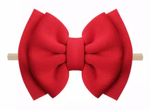 Load image into Gallery viewer, 6” double layer puff bow with nylon headband