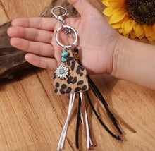 Load image into Gallery viewer, Sunflower Charm key chain