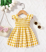 Load image into Gallery viewer, Sleeveless checkered dress