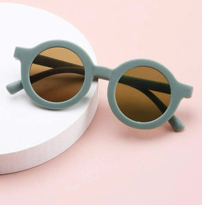 Round style kid sunglasses