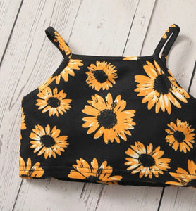 Sunflower cami short outfit