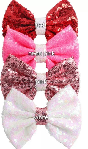 Sequin 5” bow