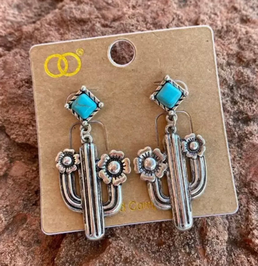 Desert Cactus earrings