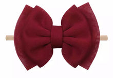 Load image into Gallery viewer, 6” double layer puff bow with nylon headband