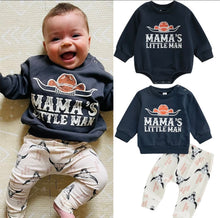 Load image into Gallery viewer, Mama’s little man outfit