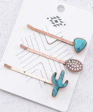 Load image into Gallery viewer, Turquoise Hair pins