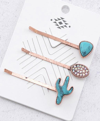 Turquoise Hair pins