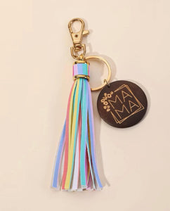 Tassel Mama key rings