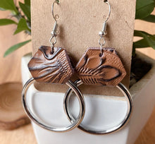 Load image into Gallery viewer, Bohemian Leather drop earrings