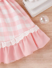 Load image into Gallery viewer, Gingham belted Dress