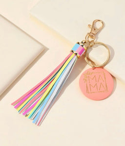 Tassel Mama key rings