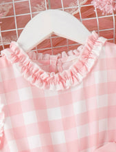 Load image into Gallery viewer, Gingham belted Dress