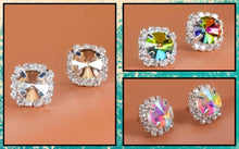 Load image into Gallery viewer, Rhinestone stud earrings