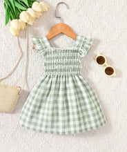 Load image into Gallery viewer, Sleeveless checkered dress