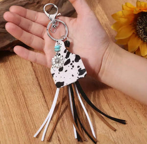 Sunflower Charm key chain