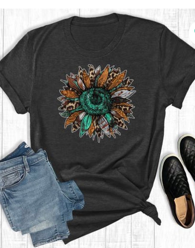 Western Sunflower graphic tee