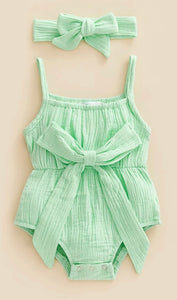 Bow tie Romper