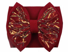 Load image into Gallery viewer, 7” double layer sequin headwrap