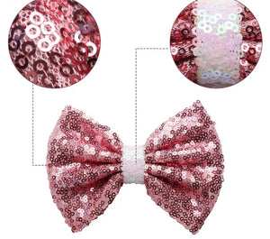 Sequin 5” bow