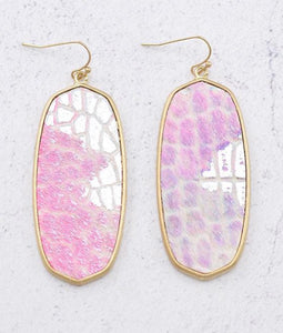 Squoval earrings