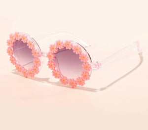 Pink Flower kid sunglasses