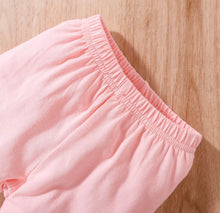 Load image into Gallery viewer, Pink daisy ruffled outfit