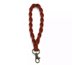 Macrame key leash