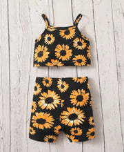 Load image into Gallery viewer, Sunflower cami short outfit