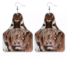 Load image into Gallery viewer, Cattle tag earrings