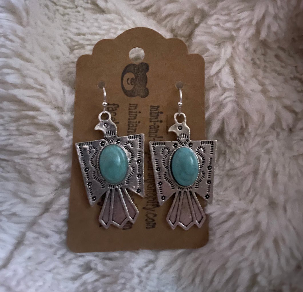 Thunderbird earrings