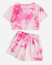 Load image into Gallery viewer, Tye-dye short outfits