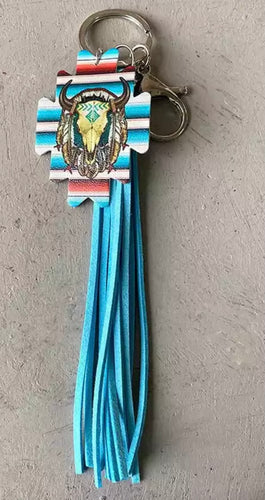 Aztec charm key chains