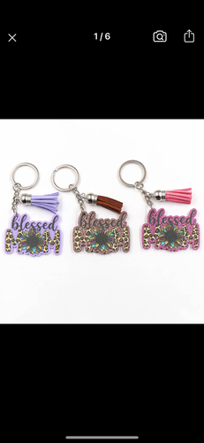 Blessed Mama Keychains