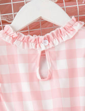 Load image into Gallery viewer, Gingham belted Dress