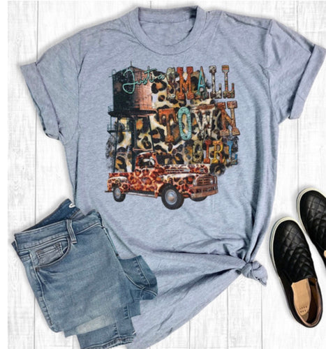 Small town girl graphic tee