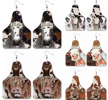 Load image into Gallery viewer, Cattle tag earrings