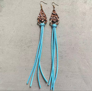 Long tassel earrings