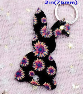 Farm Flower Keychains