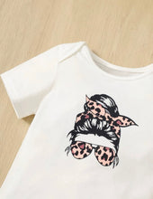 Load image into Gallery viewer, Kid Leopard short outfit