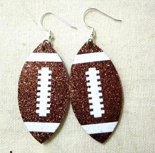 Football earrings