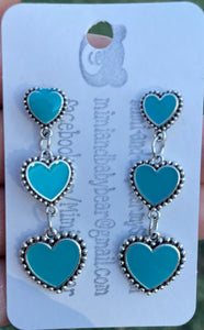 Heart Drop earrings